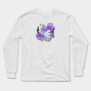 Deku Mask with Peonies Long Sleeve T-Shirt